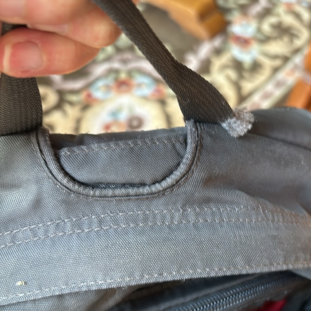 The North Face Red Recon Backpack Padded Back , Straps Hiking - Picture 15 of 15